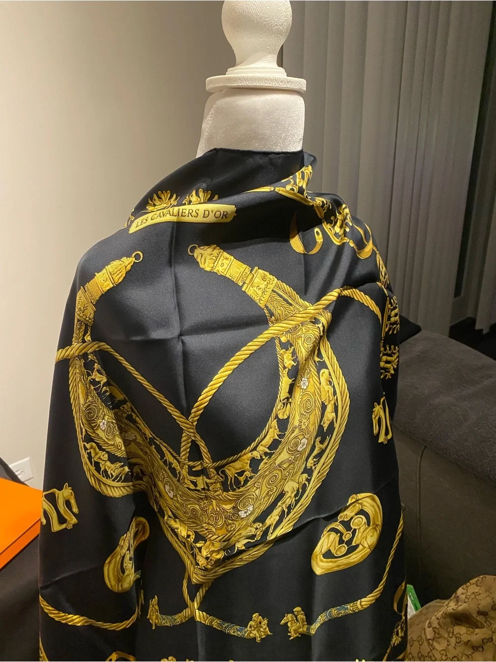 Hermes Silk Scarf